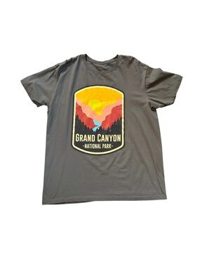 Grand Canyon T-Shirt L National Park Foundation 100% Cotton Gorpcore Graphic Tee